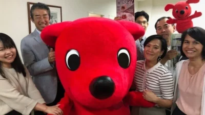 チーバくん来星