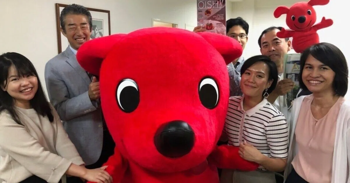 チーバくん来星